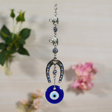 Load image into Gallery viewer, Evil Eye Horse Shoe Amulet/Ghode Ki Naal Hanging