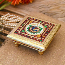 Load image into Gallery viewer, Luxurious Square Krishna Chowki