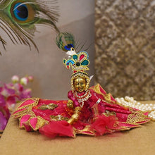 Load image into Gallery viewer, Attractive Crimson Krishna Poshak