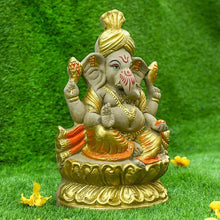 Load image into Gallery viewer, 1.2FT Heramba Eco-Friendly Ganpati | Plant-A-Ganesha