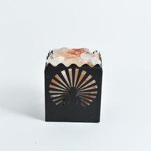 Load image into Gallery viewer, Himalayan Salt Lamp in Buddha Design Metal Basket