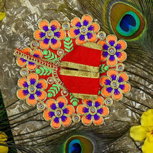 Load image into Gallery viewer, Laddu Gopal Dress With Floral Design