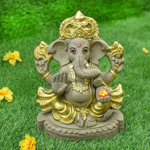 Load image into Gallery viewer, 10INCH Ekadanta Eco-Friendly Ganpati | Plant-A-Ganesha