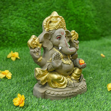 Load image into Gallery viewer, 10INCH Ekadanta Eco-Friendly Ganpati | Plant-A-Ganesha