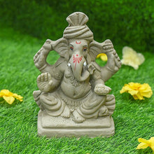 Load image into Gallery viewer, 9INCH Pagdi Pramukha Eco-Friendly Ganpati | Plant-A-Ganesha