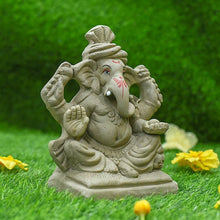 Load image into Gallery viewer, 9INCH Pagdi Pramukha Eco-Friendly Ganpati | Plant-A-Ganesha
