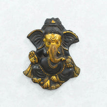 Load image into Gallery viewer, Antique Brass Ganesha Wall Hanging