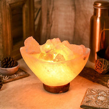 Load image into Gallery viewer, Himalayan Pink Salt Boat Glow Lamp