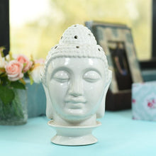 Load image into Gallery viewer, Calm Ceramic Buddha Head Aroma Diffuser