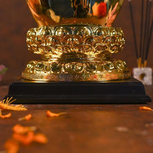 Load image into Gallery viewer, Antique Golden And White Buddha Statue