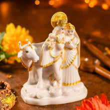 Load image into Gallery viewer, Radha Krishna With Cow Idol
