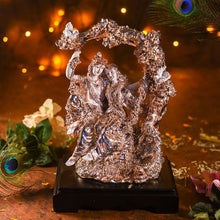 Load image into Gallery viewer, Antique Coral Peach Radha Krishna on Jhula
