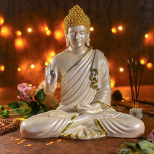 Load image into Gallery viewer, White Blessing Buddha Statue