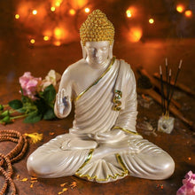 Load image into Gallery viewer, White Blessing Buddha Statue