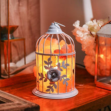 Load image into Gallery viewer, Himalayan Pink Salt White Cage Glow Lamp