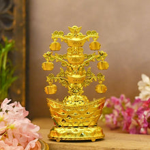 Load image into Gallery viewer, Feng Shui Sailing Boat Showpiece with Light for Good Luck