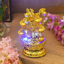 Load image into Gallery viewer, Feng Shui Sailing Boat Showpiece with Light for Good Luck