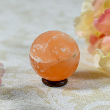 Load image into Gallery viewer, Orange Selenite Natural Ball