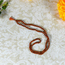Load image into Gallery viewer, Natural 5 Mukhi Rudraksha Mala