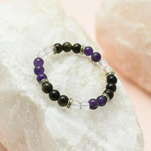 Load image into Gallery viewer, Aquarius Zodiac Crystal Bracelet