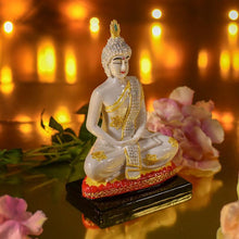 Load image into Gallery viewer, White Marble Dust Buddha