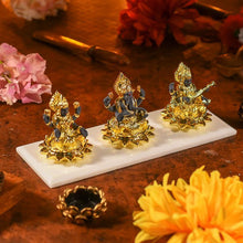 Load image into Gallery viewer, Divine Laxmi Ganesha Saraswati Idols
