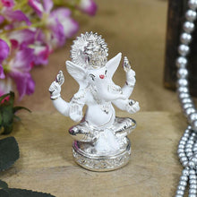 Load image into Gallery viewer, Silver Plated Laddu Ganesha