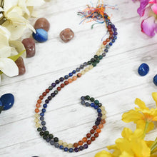 Load image into Gallery viewer, 7 Chakra 6mm Beaded Mala