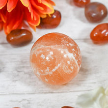 Load image into Gallery viewer, Orange Selenite Natural Ball