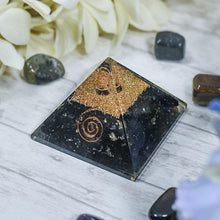 Load image into Gallery viewer, Black Tourmaline Pyramid