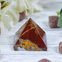 Load image into Gallery viewer, Red Jasper Pyramid