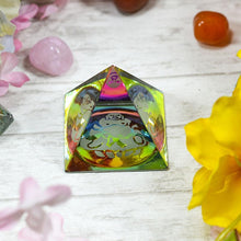 Load image into Gallery viewer, Feng Shui Laughing Buddha Crystal Pyramid⎮Positive Energy & Vastu Correction