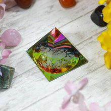 Load image into Gallery viewer, Feng Shui Laughing Buddha Crystal Pyramid⎮Positive Energy & Vastu Correction