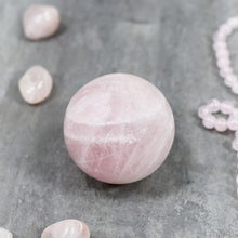 Load image into Gallery viewer, Rose Quartz Natural Ball / Sphere