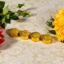 Load image into Gallery viewer, Dazzling Golden Candle (Set of 4)