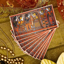 Load image into Gallery viewer, Madhubani Art Shagun Envelope Set of 5