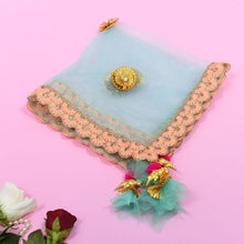 Load image into Gallery viewer, Lush Blue Thali Cover