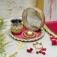 Load image into Gallery viewer, My Stylish Karwa Chauth Box (Rani & Mint)