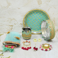 Load image into Gallery viewer, My Majestic Mint Karwa Chauth Box