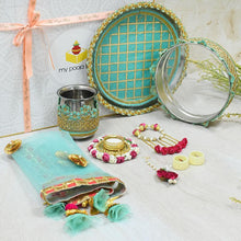 Load image into Gallery viewer, My Majestic Mint Karwa Chauth Box