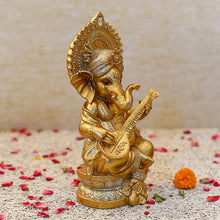 Load image into Gallery viewer, Lord Ganesha Playing Sitar Idol⎮Ganesh Chaturthi