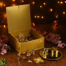 Load image into Gallery viewer, Deluxe Gold Diwali Pooja Box