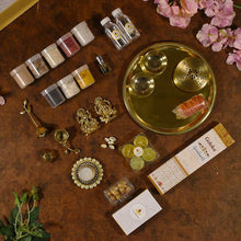 Load image into Gallery viewer, Deluxe Gold Diwali Pooja Box