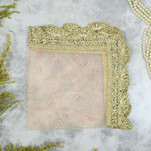 Load image into Gallery viewer, Rose Pink Beaded Thali Cover