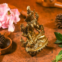 Load image into Gallery viewer, Studded Brass Tara Statue