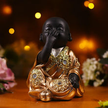 Load image into Gallery viewer, Sitting Baby Monk Figurine In Laughing Pose