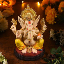 Load image into Gallery viewer, Lord Ganesha Idol On Oval Stand