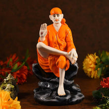 Load image into Gallery viewer, Divine Sitting Sai Baba Idol