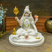 Load image into Gallery viewer, Divine Marble Dust Shiv Idol/Murti