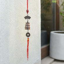 Load image into Gallery viewer, Feng Shui Pagoda Wind Chime with Lucky Coin Tassel